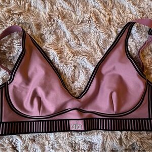 ALO Yoga Pink Airlift Lineup Bra (no pads)